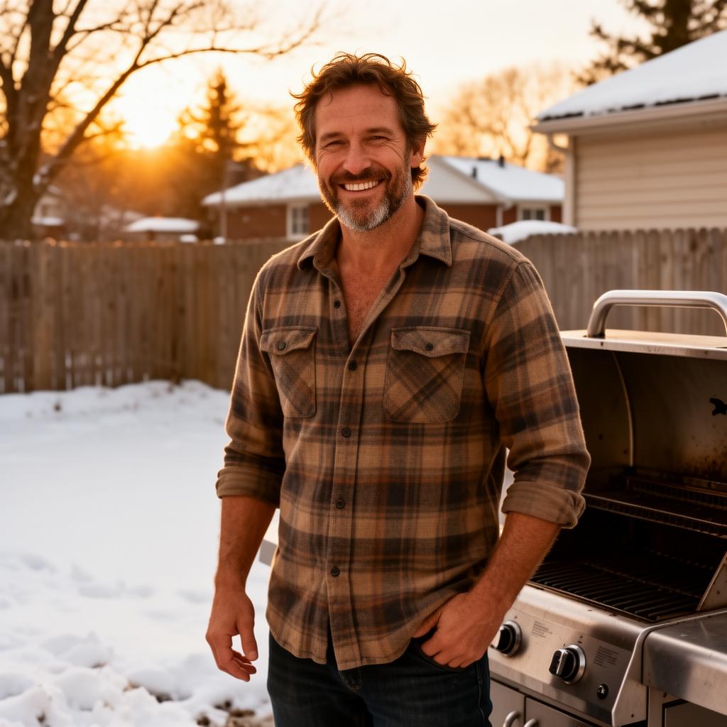 The Grill Wizard — Australian man grilling in Minnesota