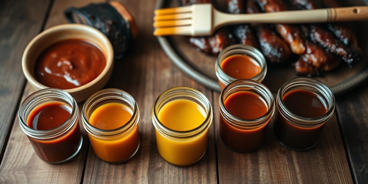 Assorted BBQ sauces